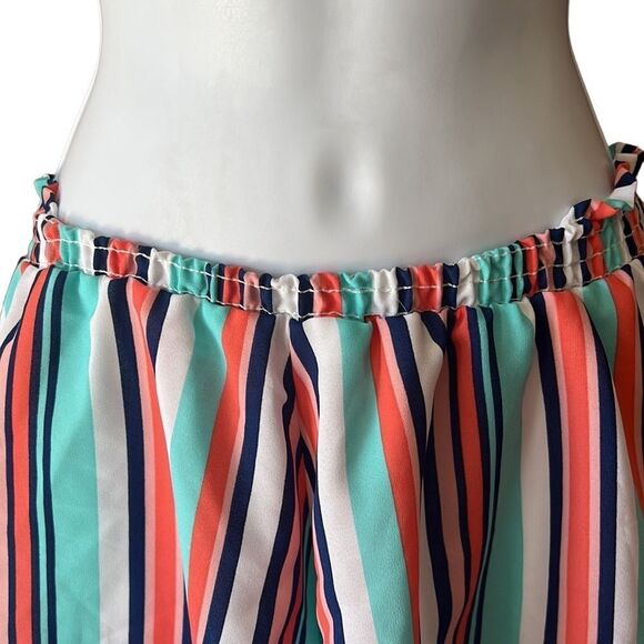 NEW Peace Love Cake Bright Stripe Shorts Size Small - Picture 6 of 11